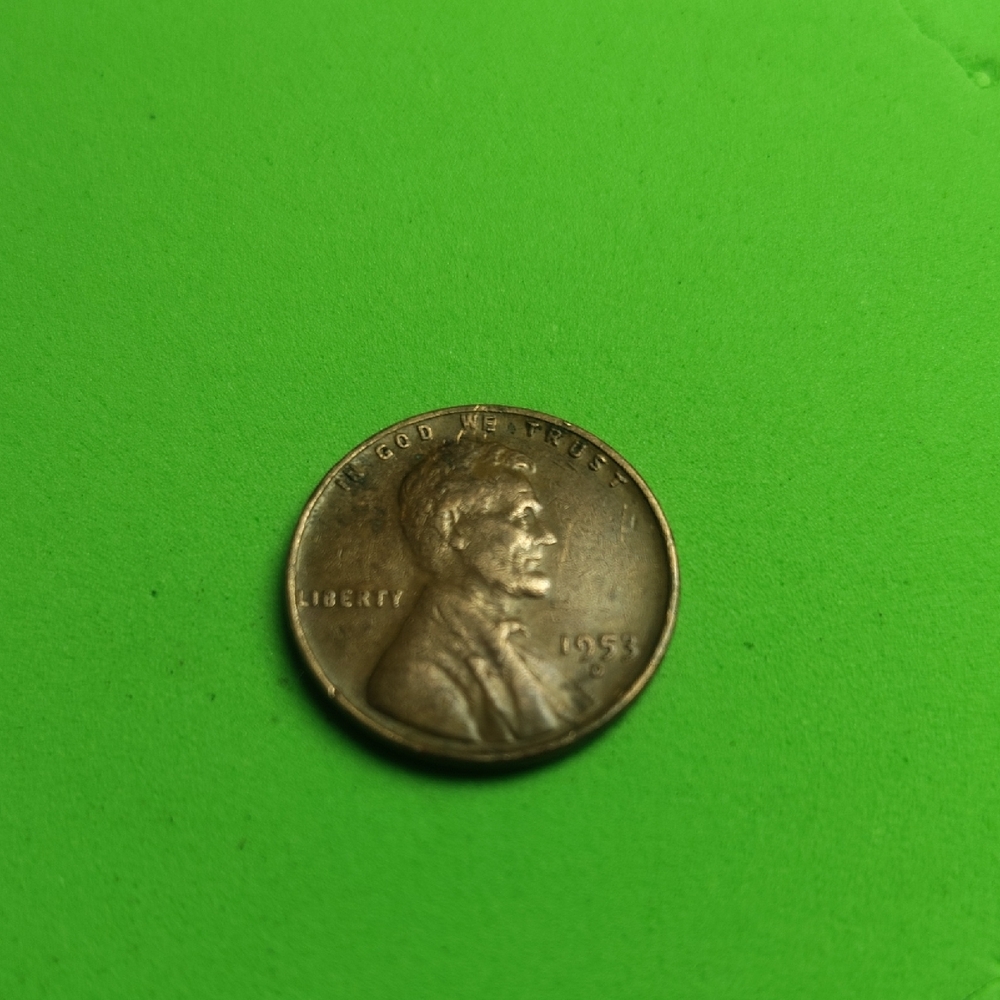 1955 Lincoln Wheat Penny Coin